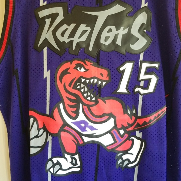 VINCE CARTER TORONTO RAPTORS THROWBACK JERSEY - Picture 5 of 7